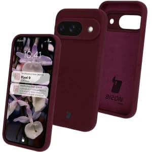 Bizon Soft Case Google Pixel 9 dunkel lila