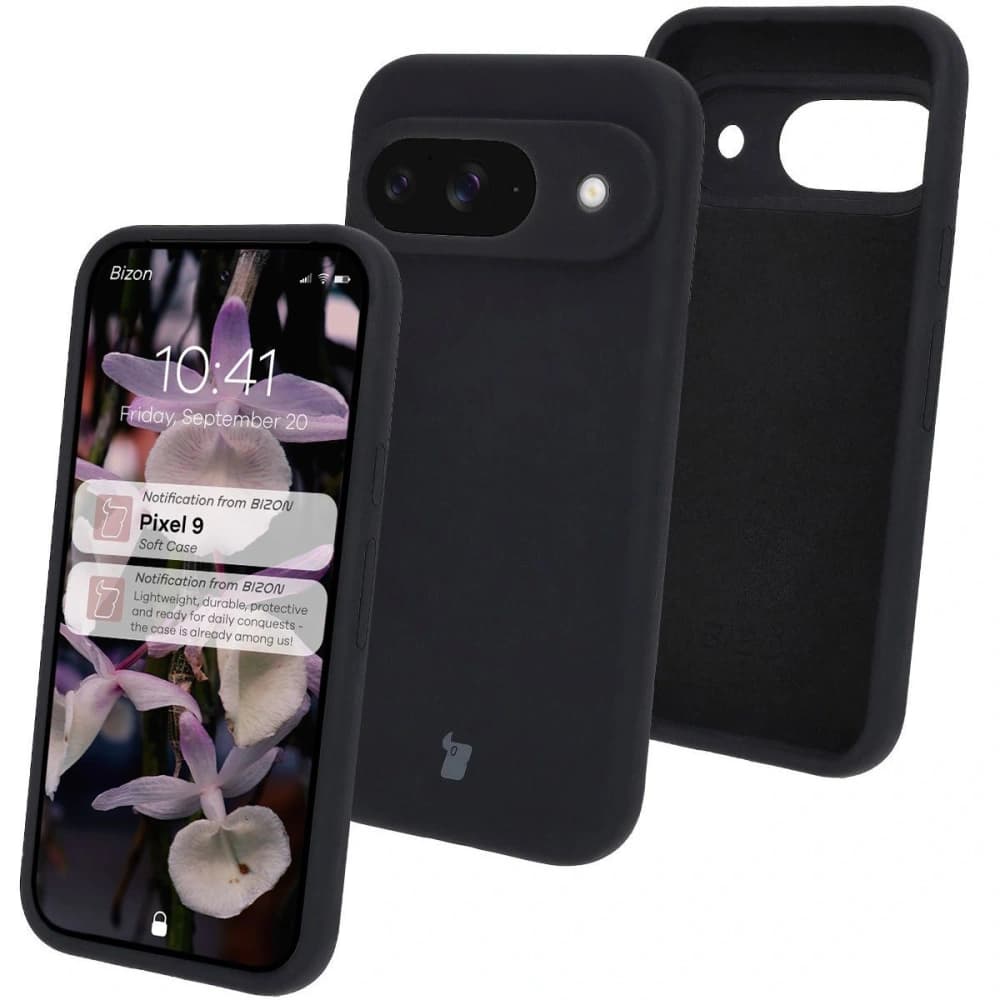 Bizon Soft Case Google Pixel 9 black - 1