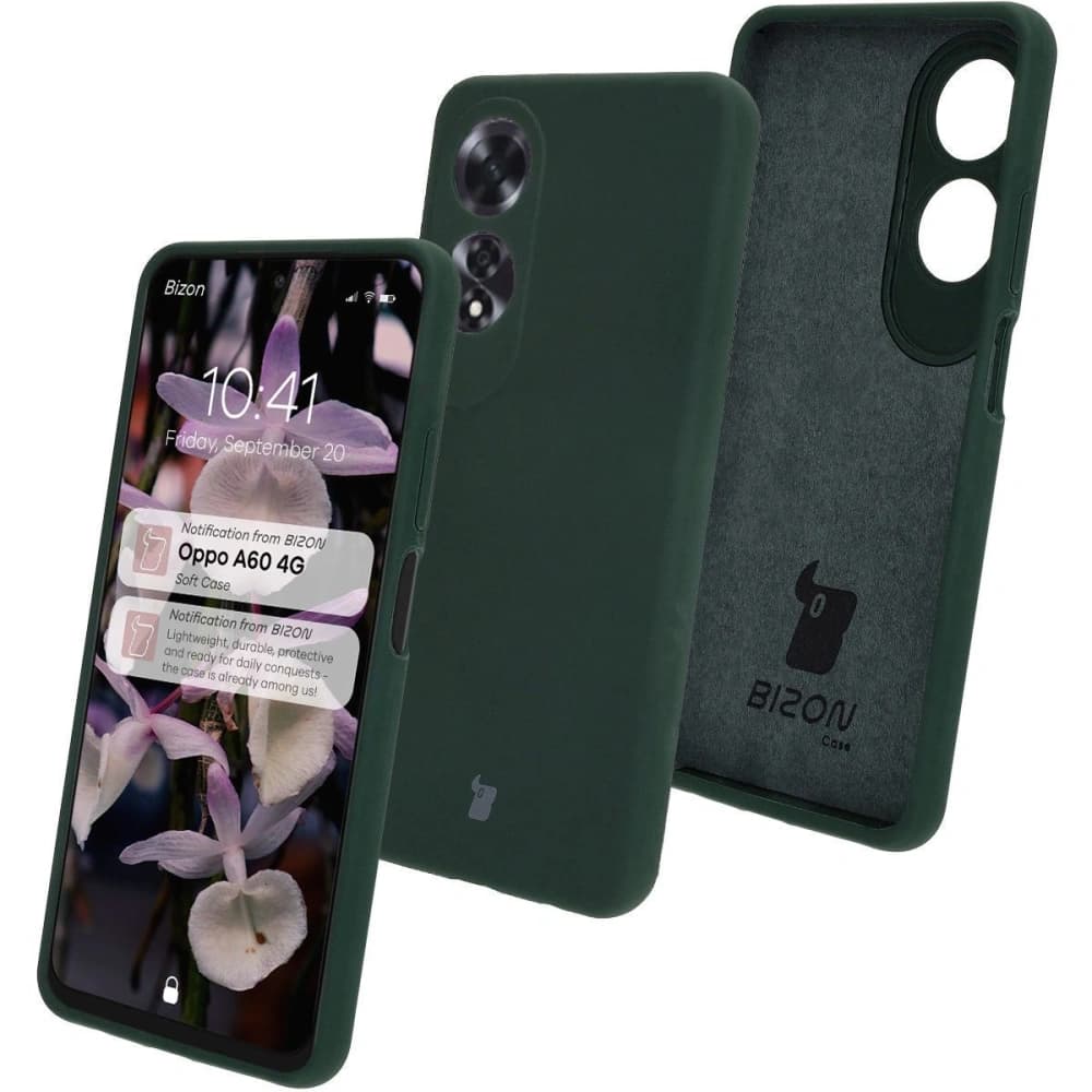Bizon Soft Case Oppo A60 4G dark green - 1