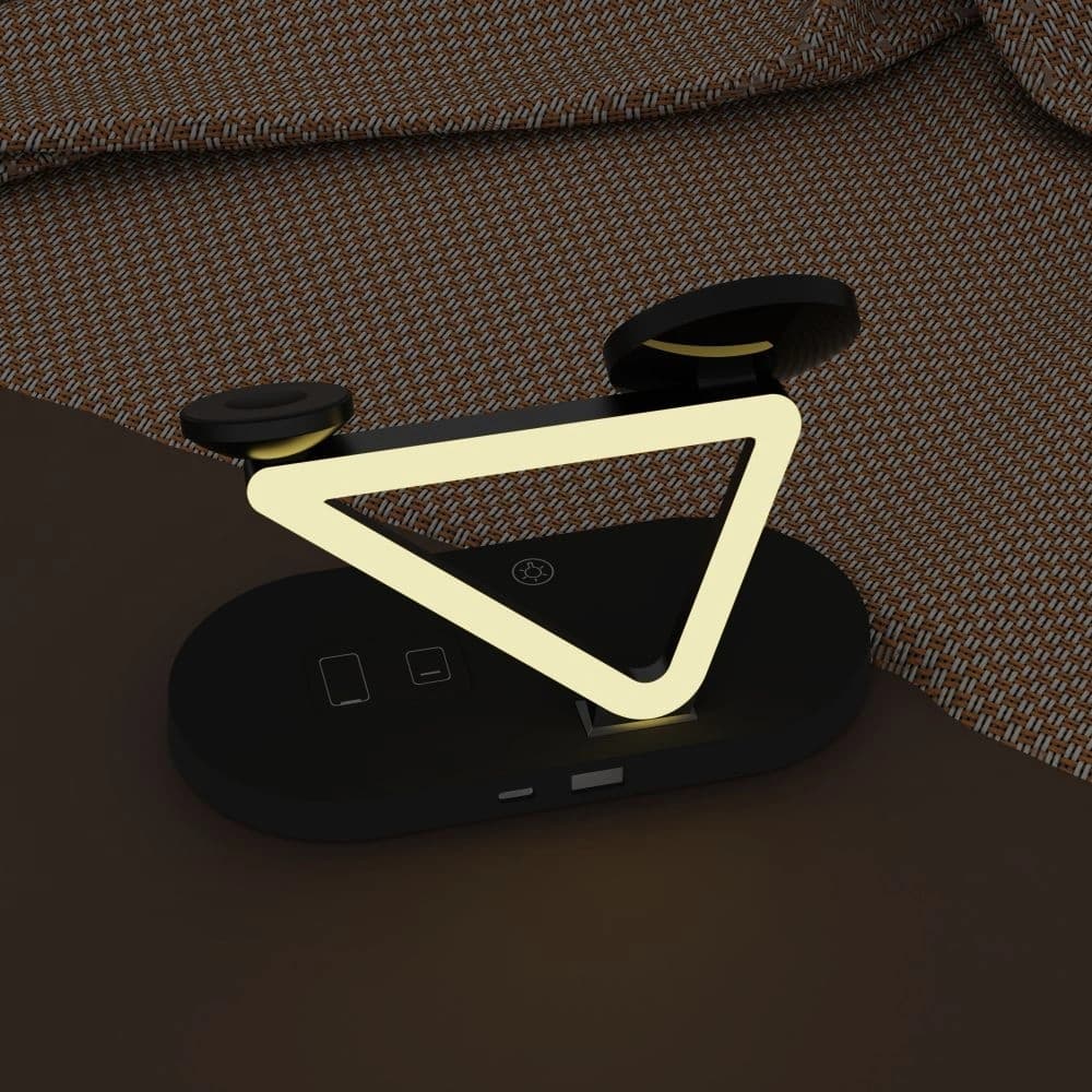 Tech-Protect QI15W-A41 3in1 Magnetic MagSafe Wireless Charger Black - 7