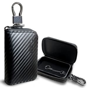 Tech-Protect KLR300 faraday ketrec Pouch Kulcsnélküli RFID Jel Blokkoló Tok Szén