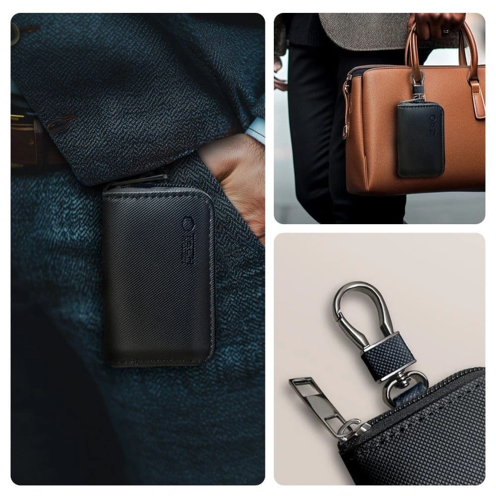 Tech-Protect KLR300 faraday cage Pouch Keyless RFID Signal Blocker Case Black - 6