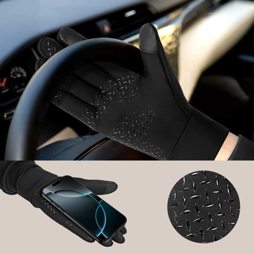 Rukavice Tech-Protect WG01 Zimní dotykové rukavice M Černé - 3