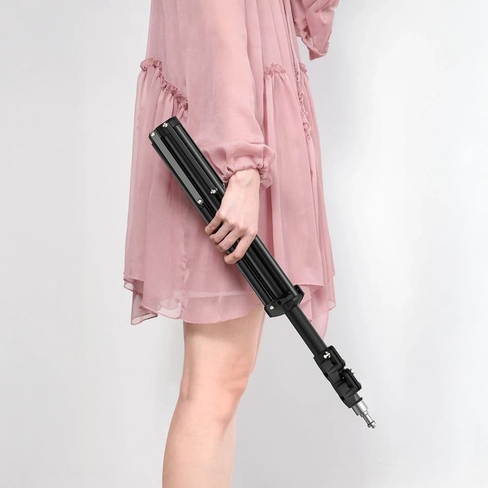 Stativ kovový Baseus CRZB12-B01-2 šroub 1/4 palce pro osvětlení / fotoaparát / sportovní kameru / držák černý - 3