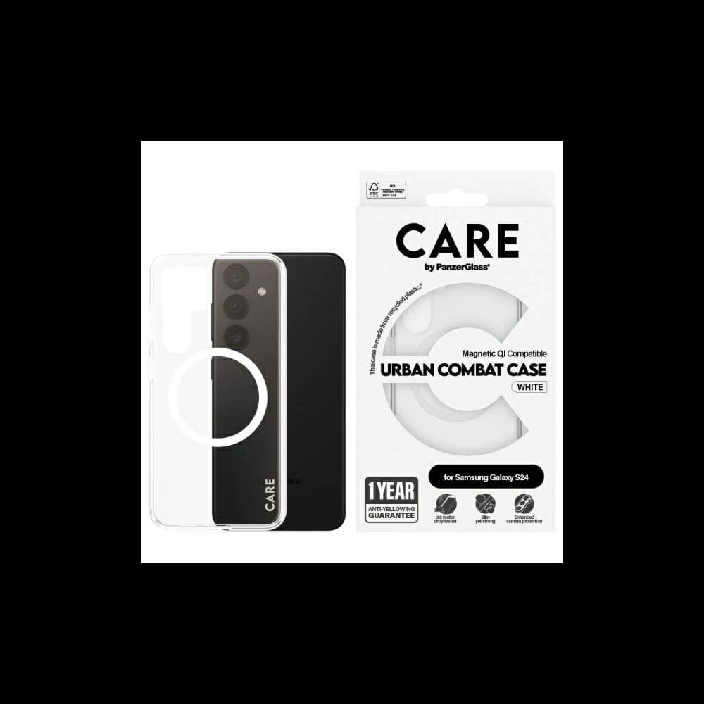 Etui CARE by PanzerGlass Flagship QI Case Samsung Galaxy S24 przezroczysty/transparent - 1