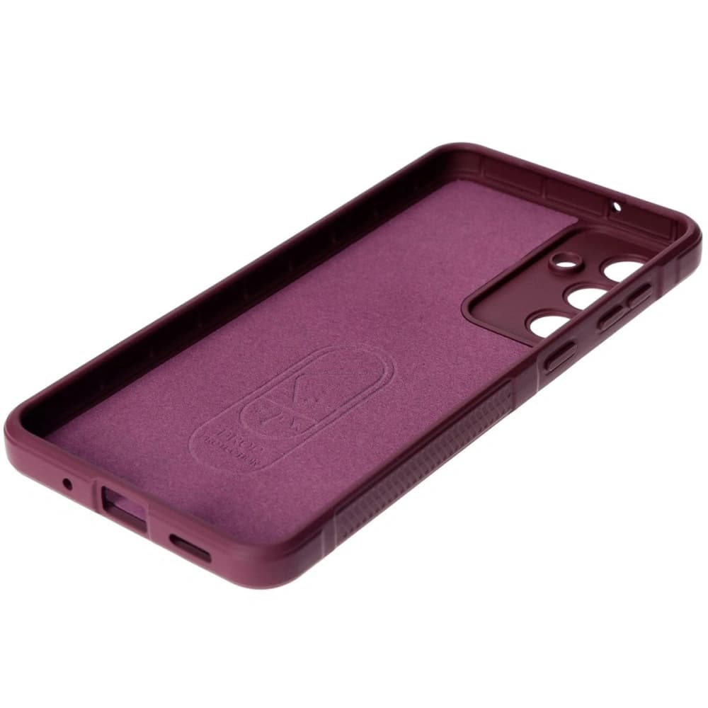 Pancerne etui Bizon Case Tur do Samsung Galaxy M55 5G ciemnofioletowe - 5