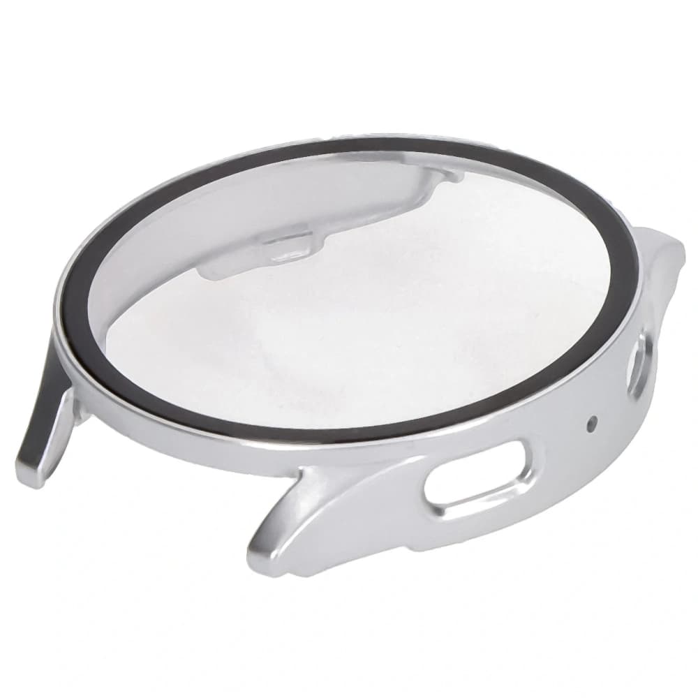 Bizon Case+Glass Óra Samsung Galaxy Watch 7 44 mm selyem ezüst - 6