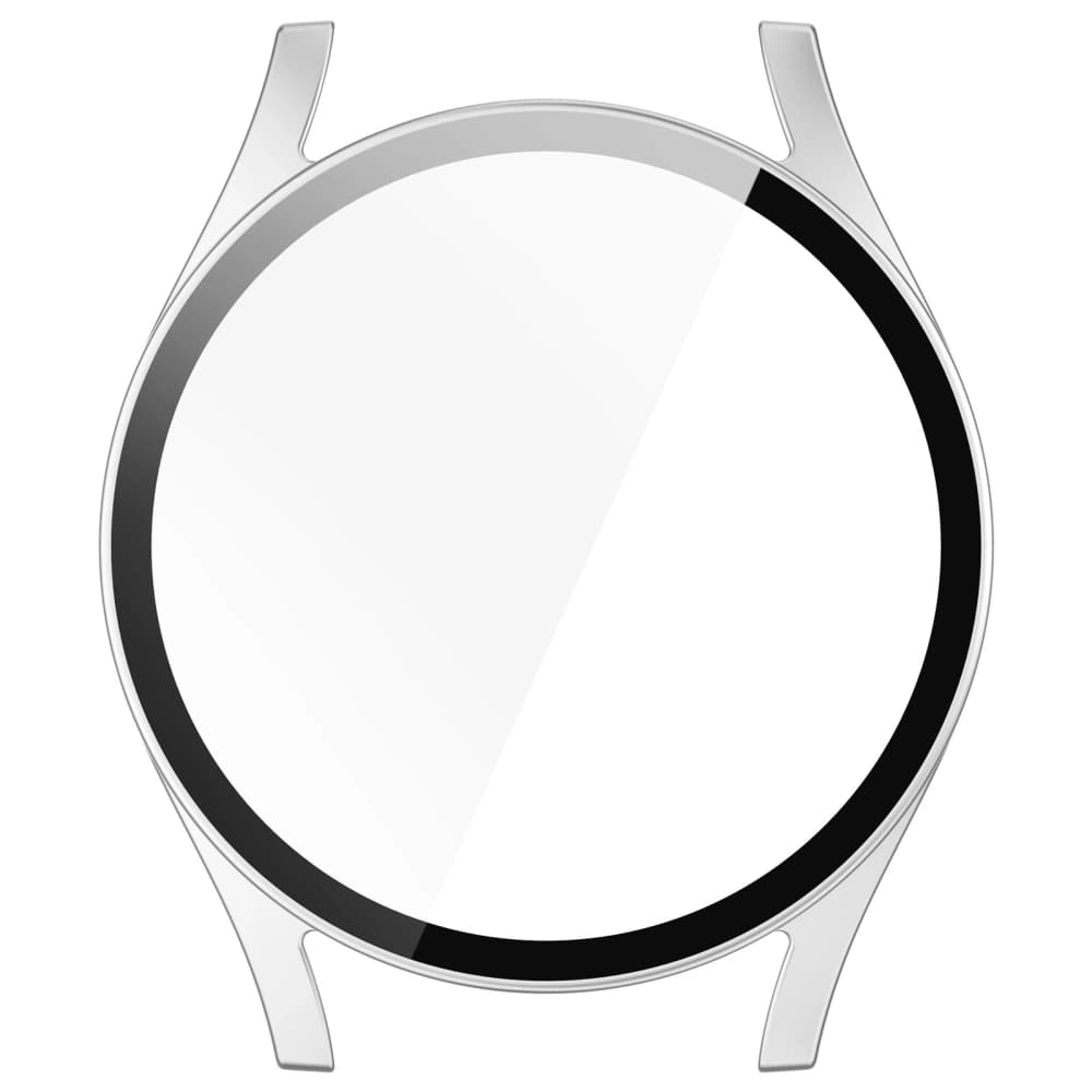 Bizon Case+Glass Óra Samsung Galaxy Watch 7 44 mm selyem ezüst - 8