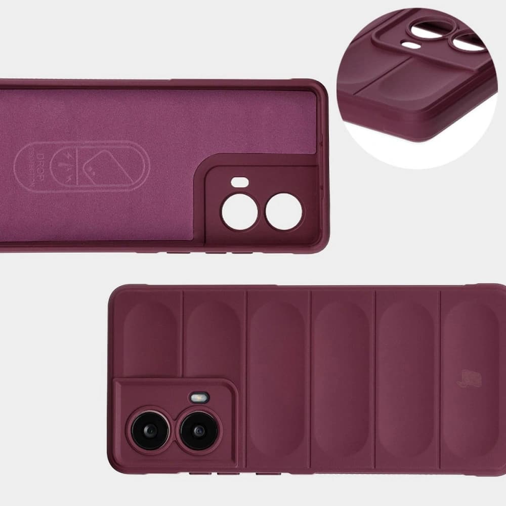 Bizon Case für Motorola Moto G85 5G dunkel lila - 7