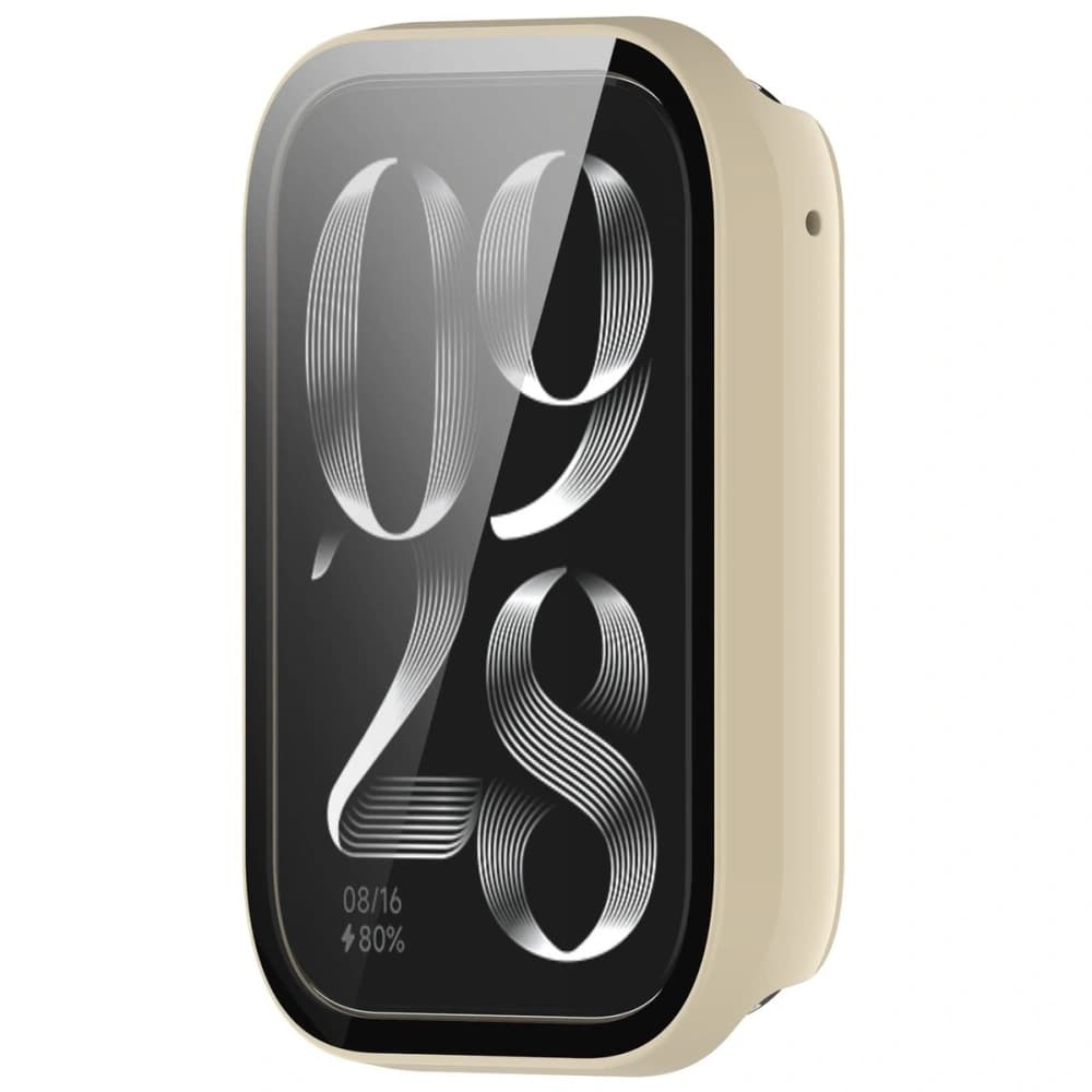 Bizon Case+Glass Uhr Xiaomi Mi Smart Band 9 Pro beige - 5
