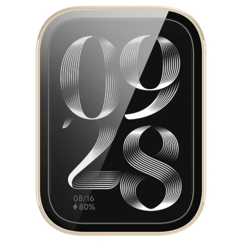 Bizon Case+Glass Uhr Xiaomi Mi Smart Band 9 Pro beige - 8