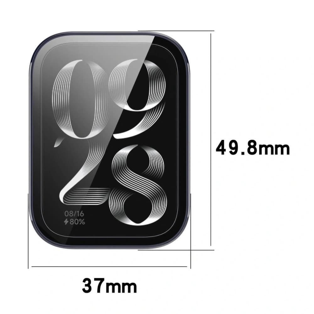 Bizon Case+Glass Watch Xiaomi Mi Smart Band 9 Pro blau - 2