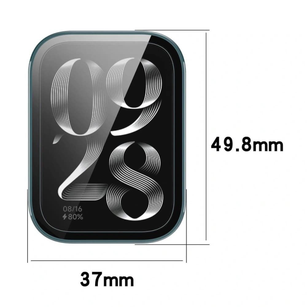 Bizon Case+Glass Uhr Xiaomi Mi Smart Band 9 Pro grün - 2