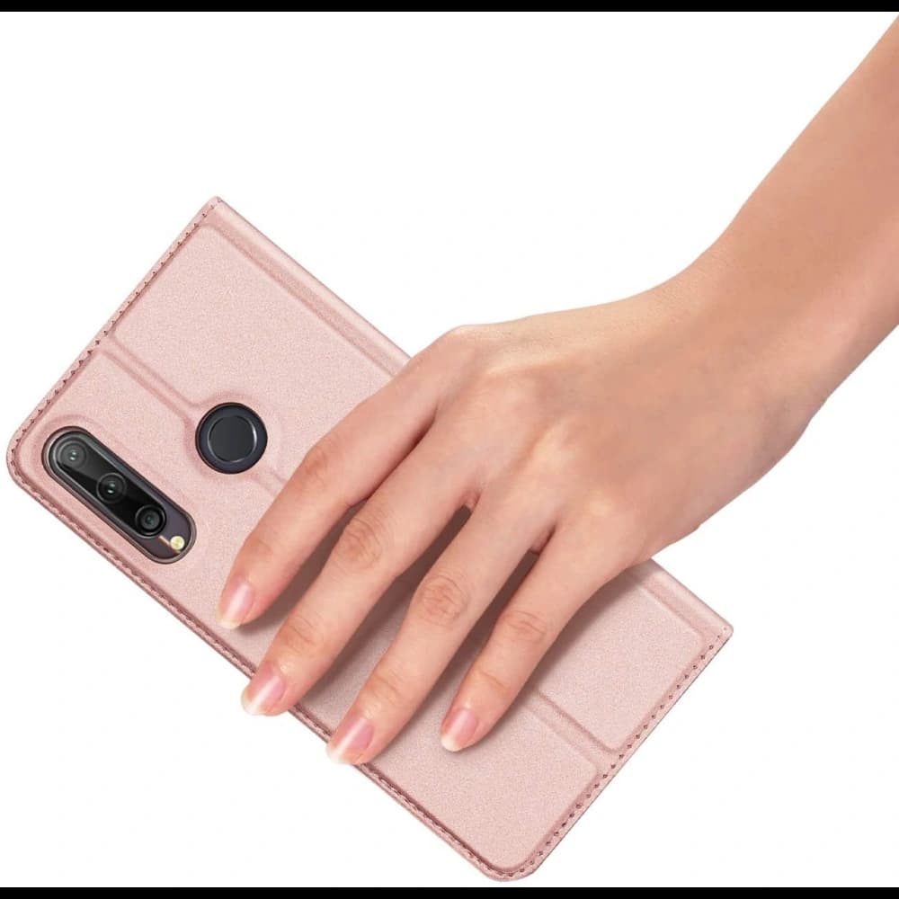 DuxDucis SkinPro Huawei P40 Lite E Rose Gold + Screen protector - 4