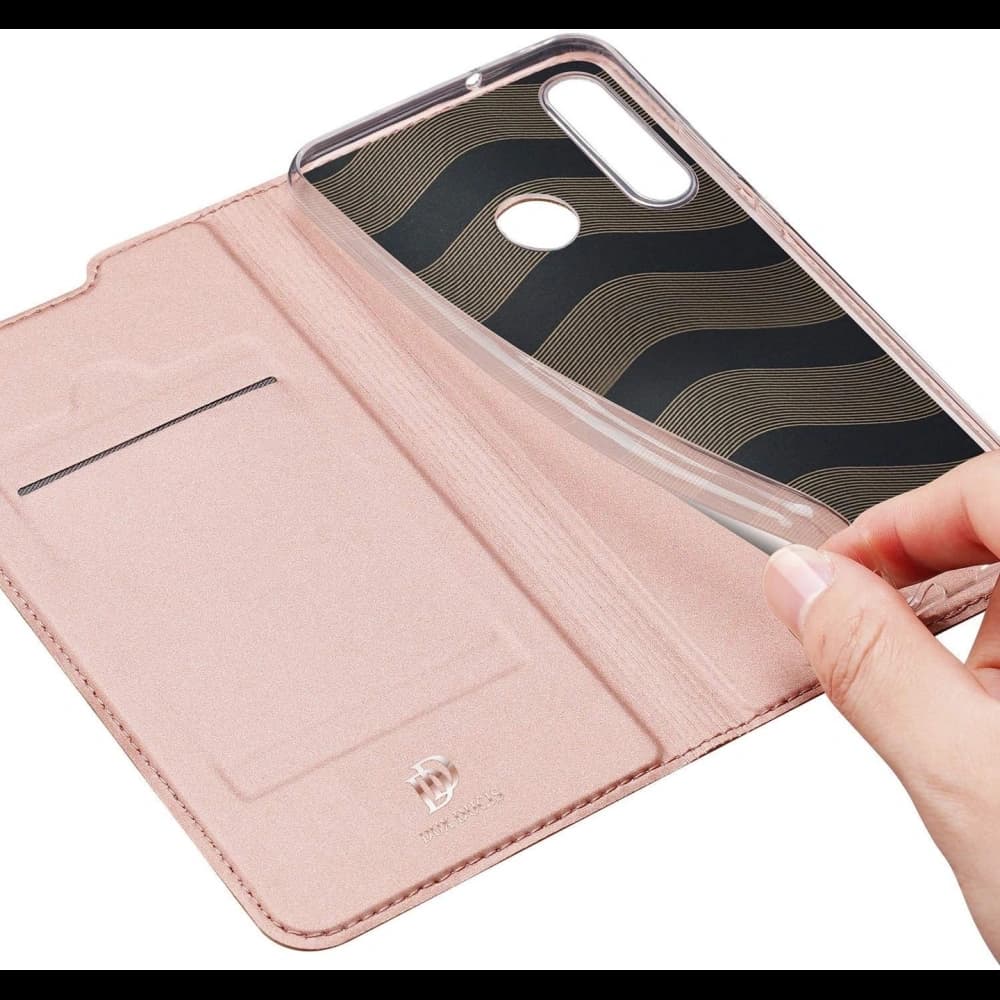 DuxDucis SkinPro Huawei P40 Lite E Rose Gold + Screen protector - 6