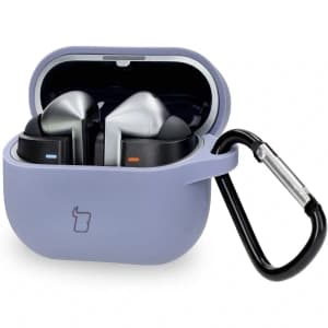 Bizon Case Headphone Silicon Samsung Galaxy Buds 3 / 3 Pro gri