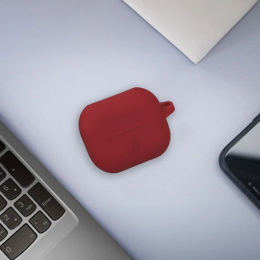 Cască Bizon Headphone Silicon Samsung Galaxy Buds 3 / 3 Pro burgundă - 3