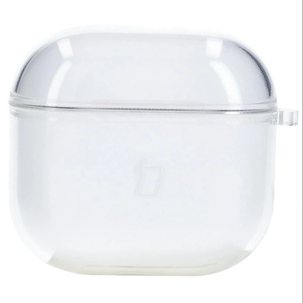 Elastyczne etui z karabińczykiem Bizon Case Headphone Clear do Apple AirPods 4 przezroczyste - 2