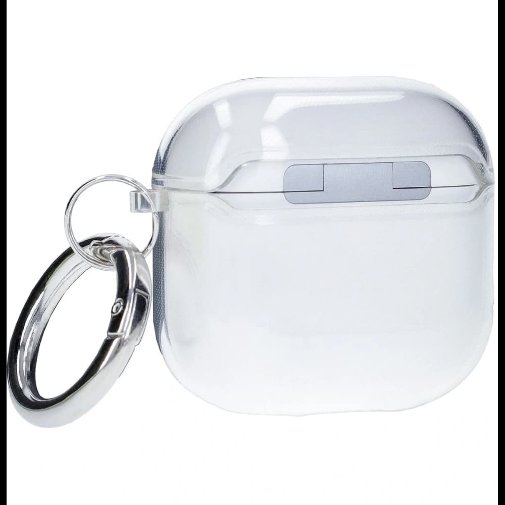 Elastyczne etui z karabińczykiem Bizon Case Headphone Clear do Apple AirPods 4 przezroczyste - 5