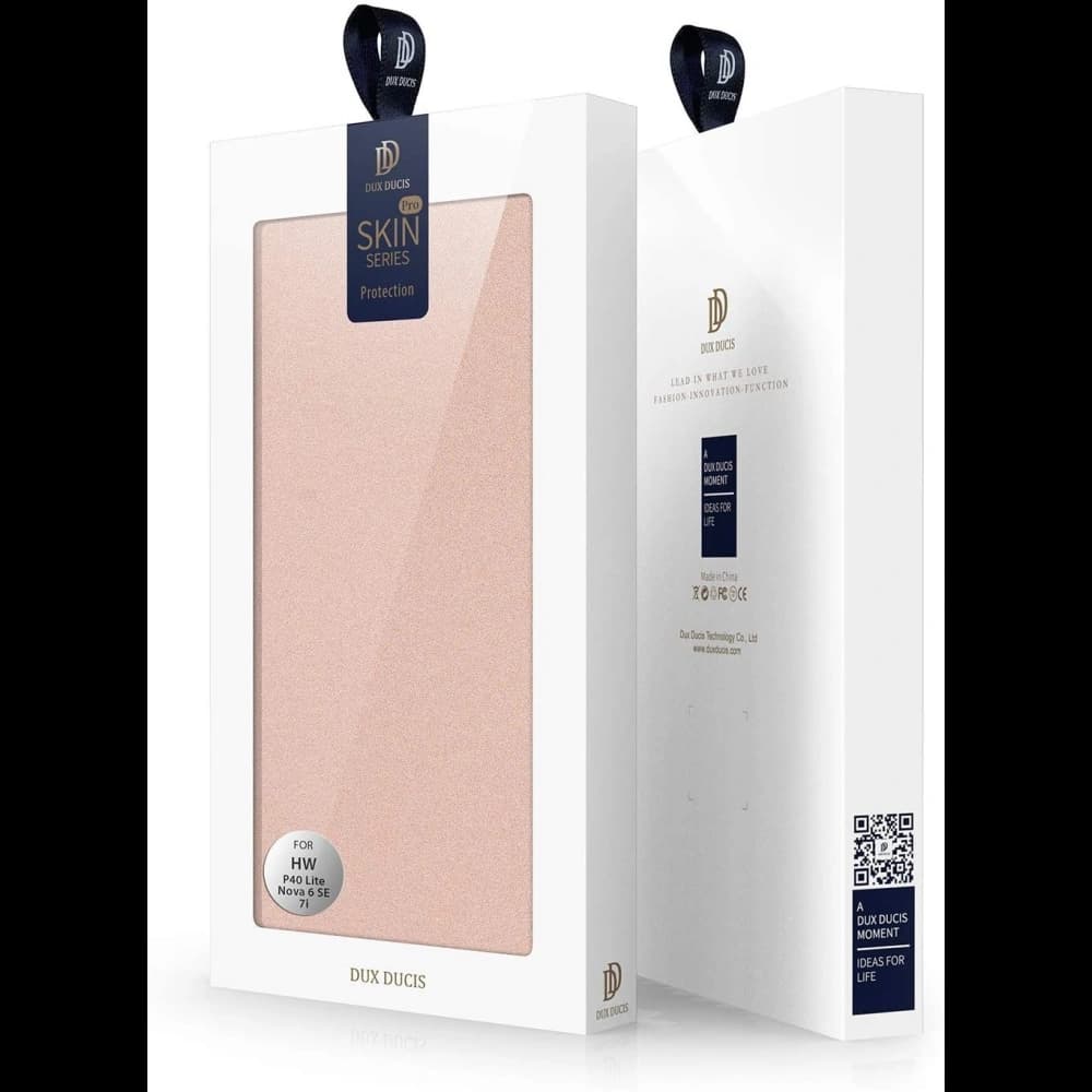 DuxDucis Tasche SkinPro Huawei P40 Lite Rose Gold 9H - 8