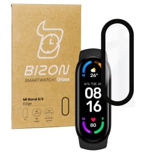 Bizon Glass Edge Xiaomi Mi Band 6 / 5 schwarz