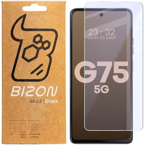 Bizon Glass Mule Flexible hybrid glass Motorola Moto G75 5G