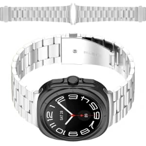 Bizon Strap Watch Aura Samsung Galaxy Watch Ultra 47 mm silver