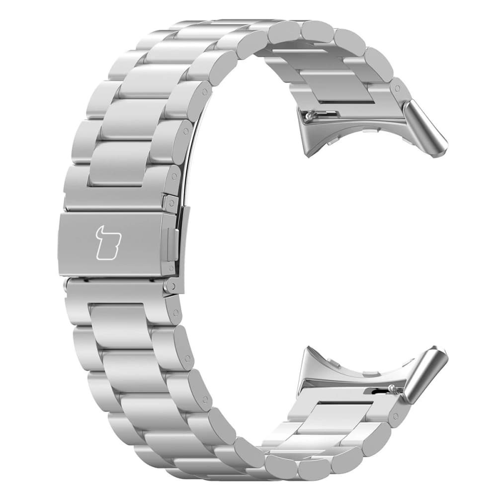 Bizon Armbanduhr Aura Google Pixel Uhr 3 / 2 / 1 41 mm silber - 5