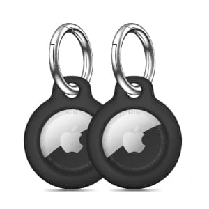 Tech-Protect Rau Apple Airtag Schwarz [2 PACK]