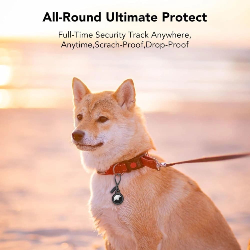 Tech-Protect Grobe Kette Apple Airtag Schwarz [2 PACK] - 6