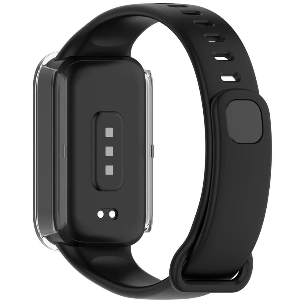 Bizon Case+Glass Uhr Xiaomi Smart Band 9 Active / Redmi Smart Band 3 klar - 5