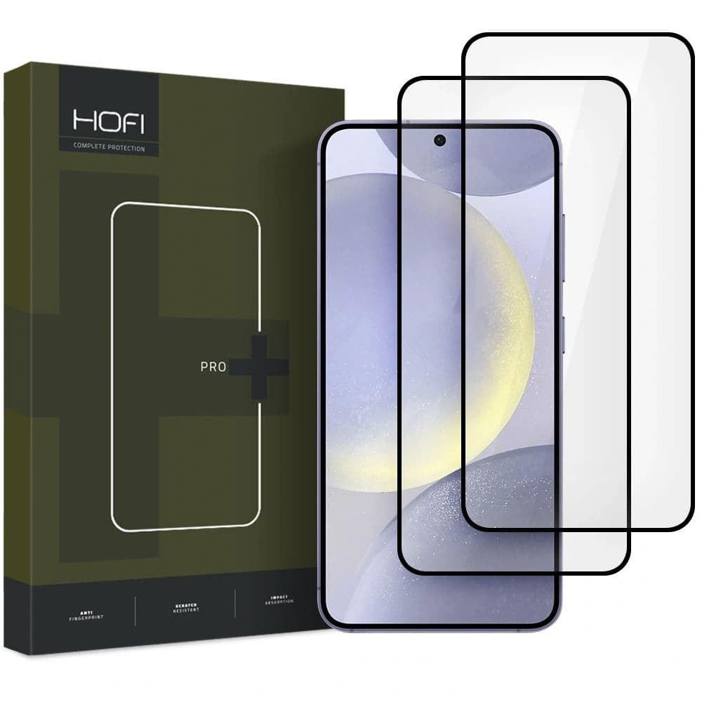 Hofi Glass Pro+ Samsung Galaxy S25 Schwarz [2 PACK] - 1