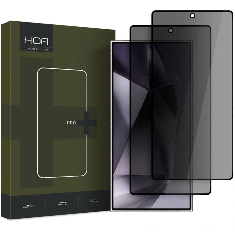 Hofi Anti Spy Glass Pro+ Samsung Galaxy S25 Ultra Confidențialitate [2 PACHET] - 1