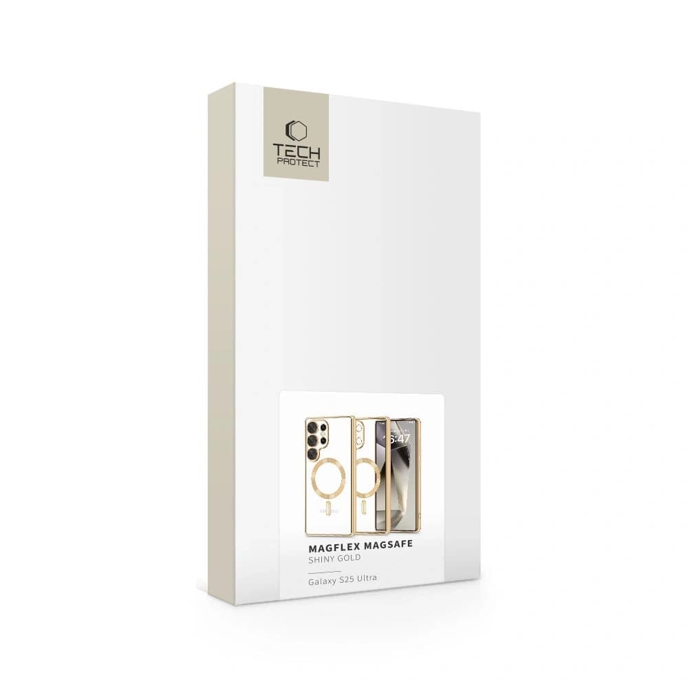 Tech-Protect Magflex MagSafe Samsung Galaxy S25 Ultra Glänzendes Gold - 5
