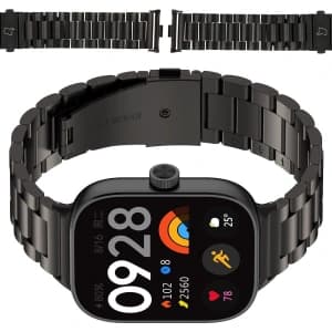 Bizon Strap Watch Aura Xiaomi Redmi Watch 4 / Smart Band 8 Pro / 9 Pro black