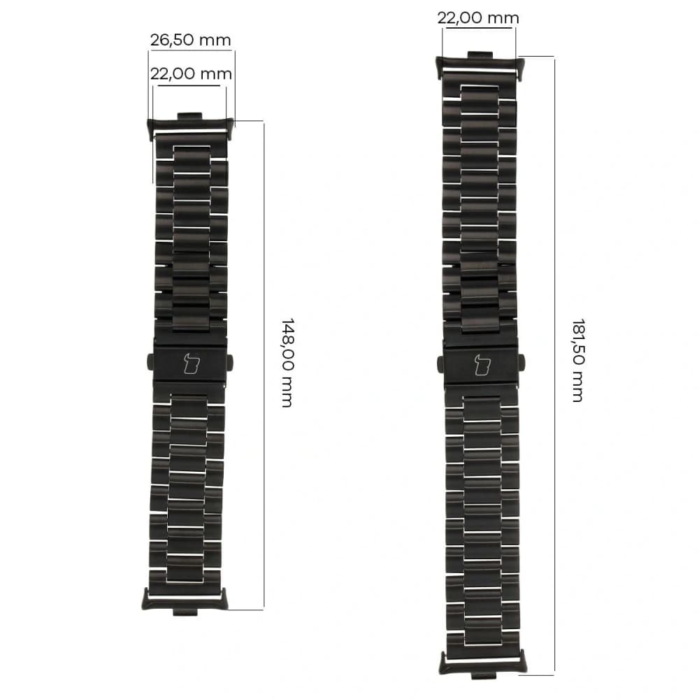 Bizon Strap Uhr Aura Xiaomi Redmi Uhr 4 / Smart Band 8 Pro / 9 Pro schwarz - 3