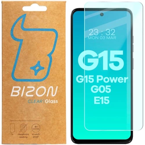 Sklo tvrzené Bizon Glass Clear 2 pro Motorola Moto G15 / G15 Power / G05 / E15