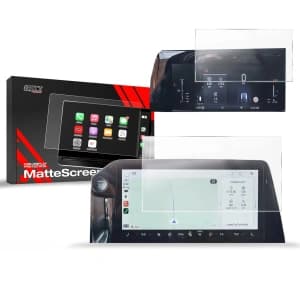 Matte GrizzGlass CarDisplay Protection Ford Tourneo Custom 14" (2024-2025) [2in1]