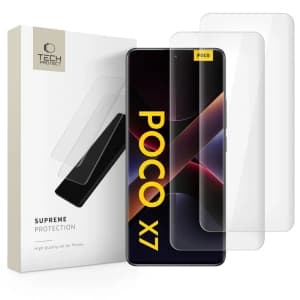 Tech-Protect Glass UV+ Xiaomi Redmi Note 14 Pro 4G / 5G / 14 Pro+ Plus 5G / Poco X7 5G Clear [2 PACK]