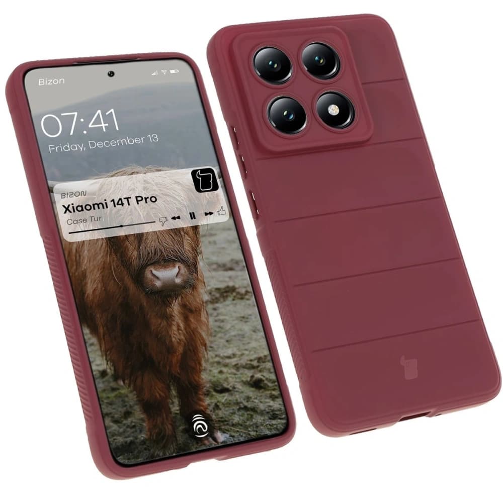 Bizon Case Tur Xiaomi 14T Pro dunkel lila - 1