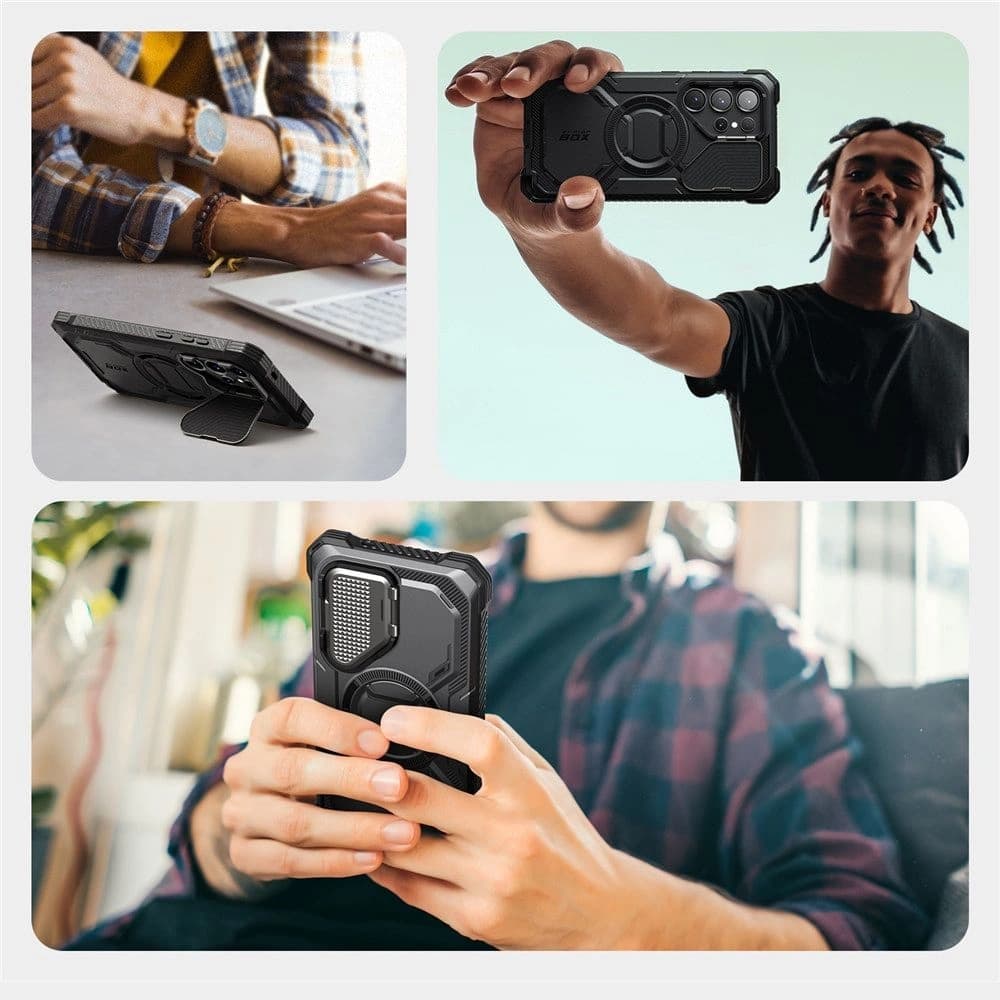 Supcase IBLSN ArmorBox Mag MagSafe Samsung Galaxy S25 Ultra Schwarz - 5