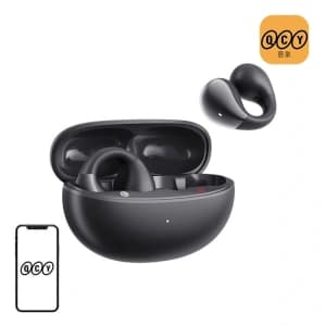 QCY Crossky Clip T33 wireless headphones (black)
