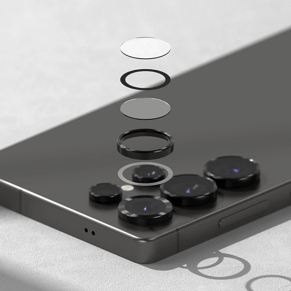 Ringke Camera Frame Protector Samsung Galaxy S25 Ultra Black [2 PACK] - 4