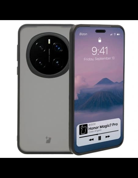 Bizon Case Angelo Honor Magic7 Pro smoky with a black frame