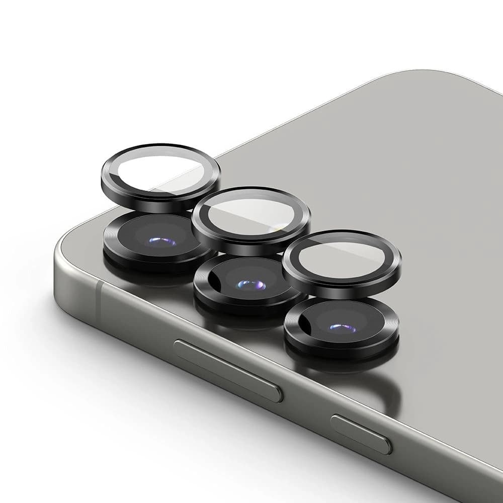 Nakládka Ringke Camera Frame Protector Samsung Galaxy S25 Černá [2 PACK] - 3