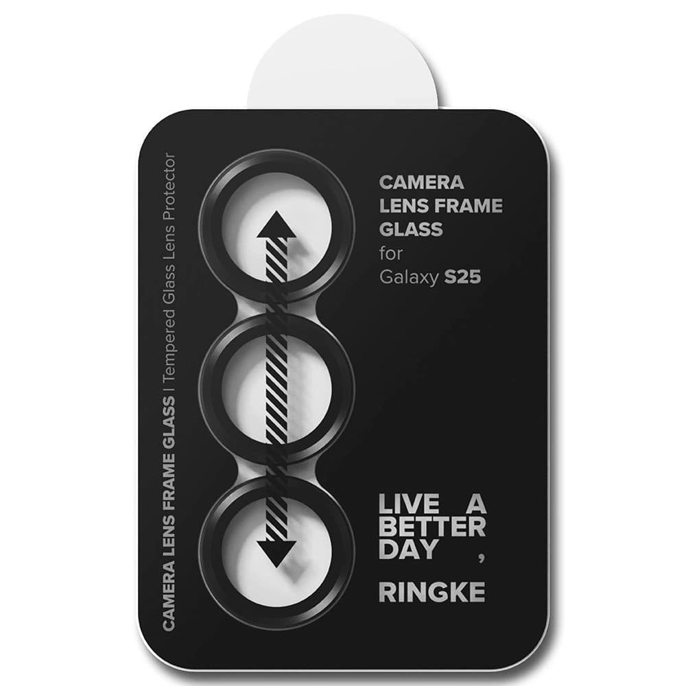 Nakládka Ringke Camera Frame Protector Samsung Galaxy S25 Černá [2 PACK] - 4