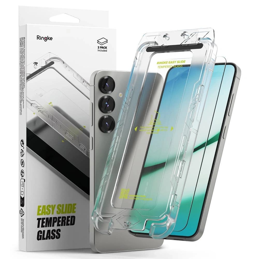 Ringke Easy Slide Samsung Galaxy S25+ Plus Clear [2 PACK] - 1