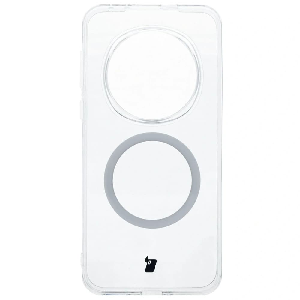 Etui s magnetickým kroužkem Bizon Case CrystalO pro Honor Magic7 Pro průhledné - 2