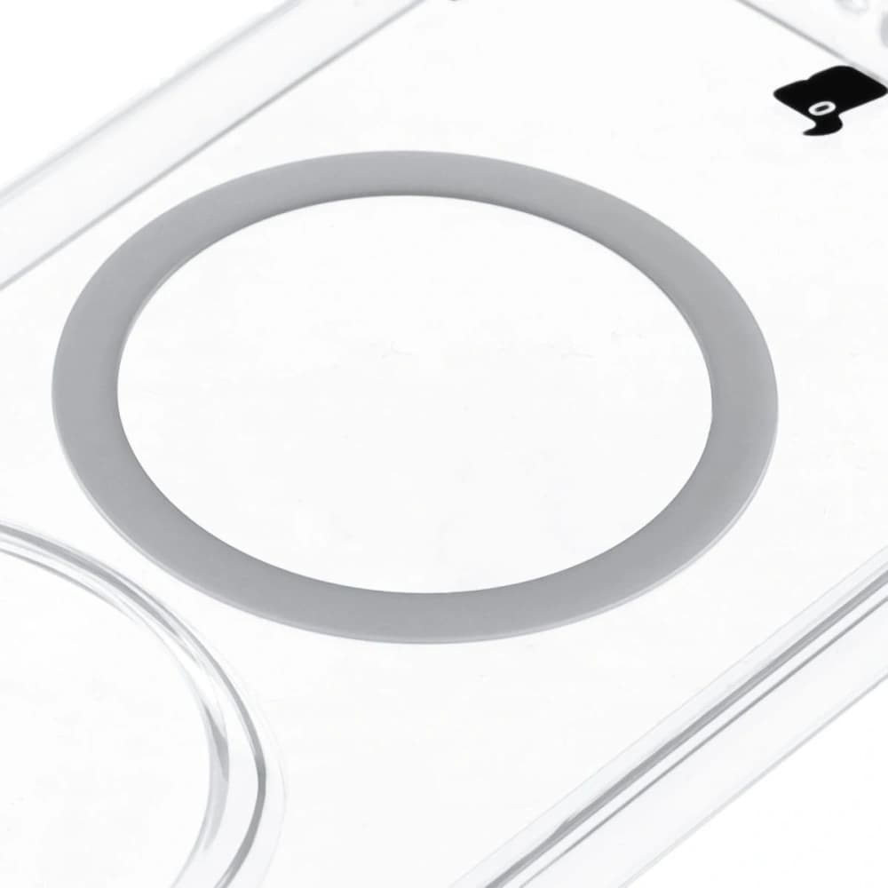 Etui s magnetickým kroužkem Bizon Case CrystalO pro Honor Magic7 Pro průhledné - 3