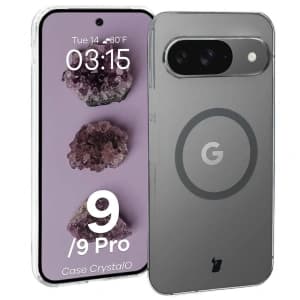 Bizon Case CrystalO Google Pixel 9 / 9 Pro klar